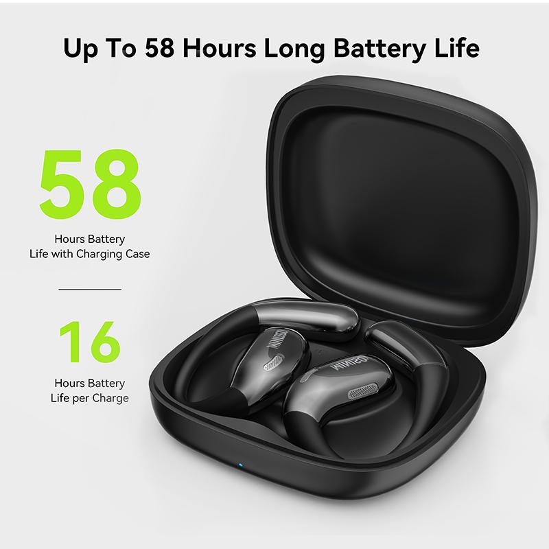 MINISO X28 OWS Translation Open Ear Wireless Bluetooth Earbuds Support 135 Languages Real Time Bluetooth Translation HIFI Sound Quality Sports Headphones IPX5 Waterproof with Microphone