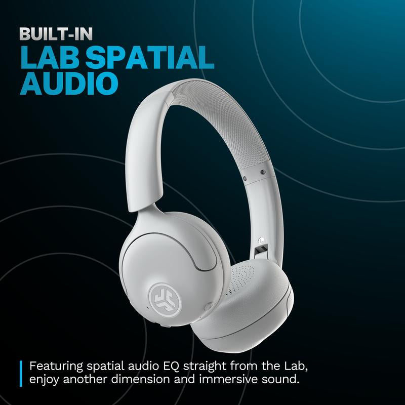 On Ear Headphones: Jlab Go Lux Active Noise Cancelling Headphones, 70+ HR Bluetooth, Hybrid ANC, Be Aware Mode, Spatial Audio, Android