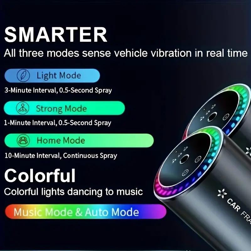 Car Interior Aromatherapy Machine - Home Aromatherapy Oil Diffuser-Fragrance Aroma Diffuser - Air Freshening and Purification - Breathing Atmosphere Light Effect - Starry Sky Light Effect - with Multiple Modes to Switch Adjustable Car Appliances