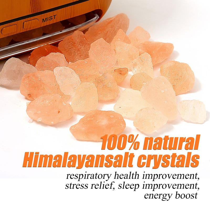 Ultrasonic Essential Oil Diffuser Set with 12 Best Aromatherapy Oils, Gift Box & Bag, Himalayan Salt Lamp Diffuser,Cool Mist Humidifier for Bedroom