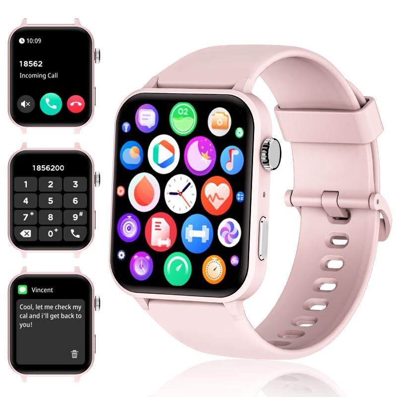 Smart Watches R30Pro Fitness Tracker Smartwatch with Call Function & Heart Rate Monitoring,1.83 Touch Screen Multifunction Smartwatch for BT Calls Fitness Wristwatch, Smart & Wearable Devices for Iphone Android Smartphone