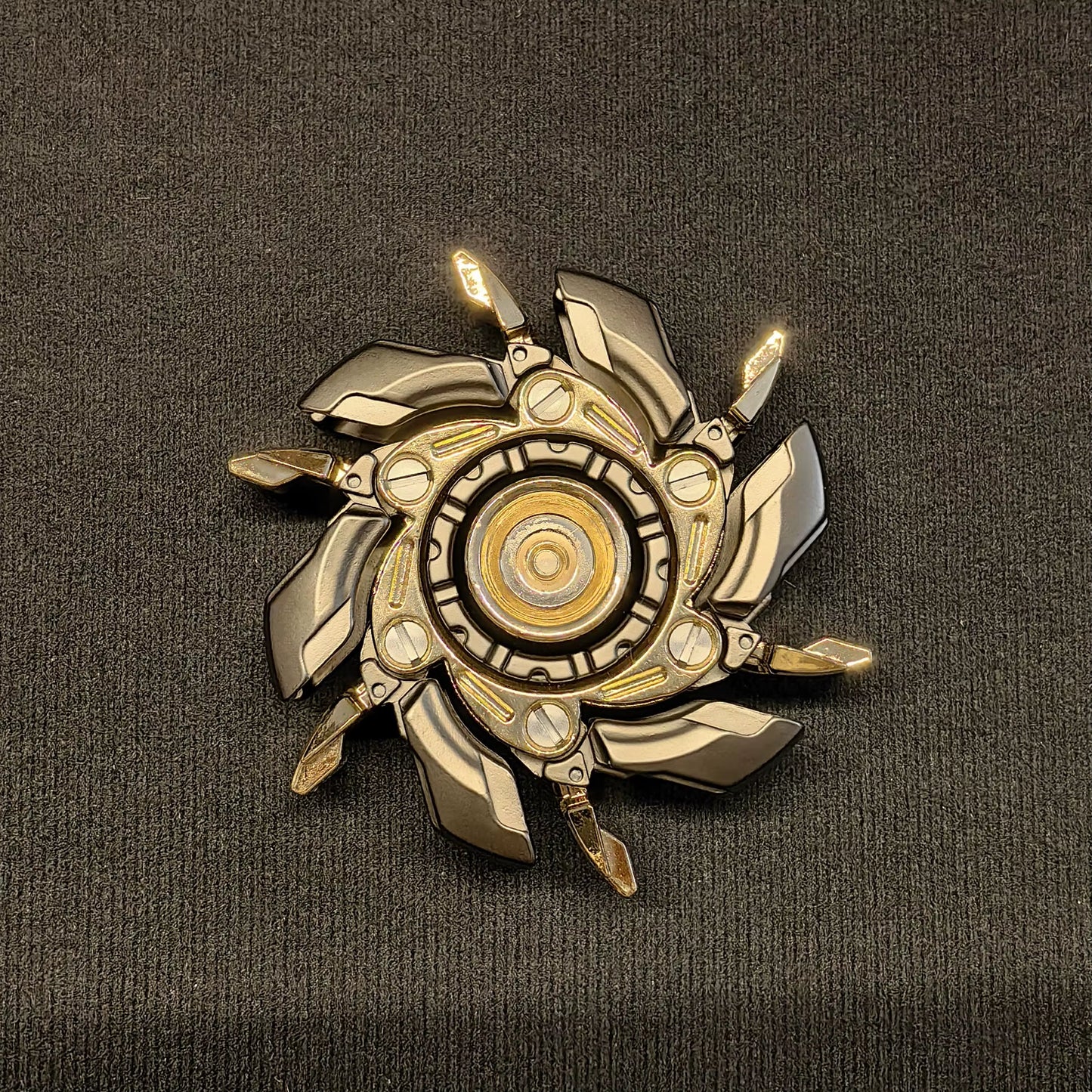 EDC Fidget Sliders Open Armor Spinning Topfidget Toys Stress Relief for Adults Magnetic Meta