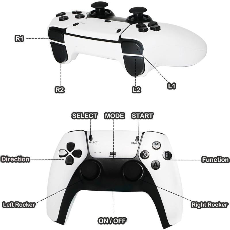 2025 New Video Gamepad Console with 20,000+ Games,Childhoodclassic Game,4K Hdmioutput, Wireless Joystick&Game Emulator, Arcade Retro Arcade