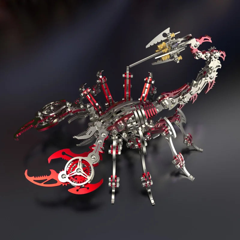 3D Assembly Kit Gifts for Children Anti-Stress Metal Mechanical Insect Animal Puzzles Toys for Adults