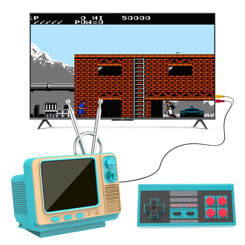 Retro Video Games Console GV300S Mini TV Style 308 Video Games Player with Handheld Gamepad