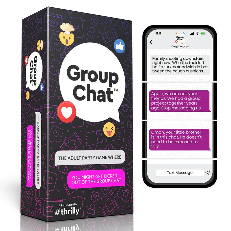 Group Chat the Party Game - Build Group Chats + Don'T Get Kicked Out!