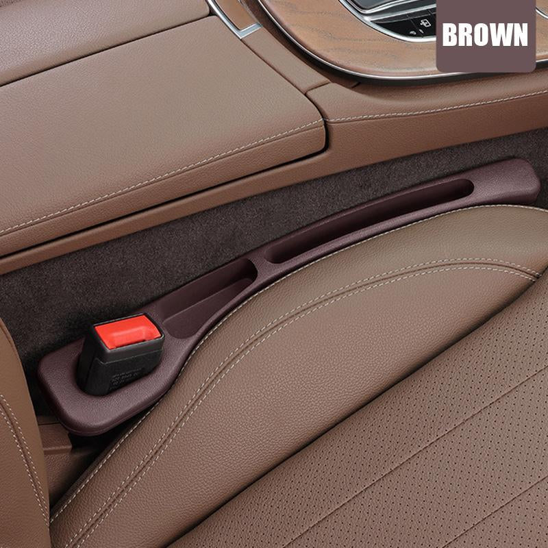 Car Seat-Gap Filler Organizer, Waterproof Automotive Seat-Gap Plug Strip, Pink Grooves Seat-Gap Storage Holder, Auto Interior Accessories
