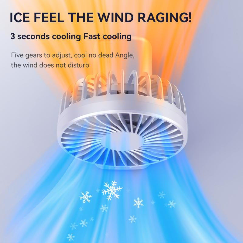 Handheld Fan,Portable Fan,1500Mah Rechargeable Personal Fan, 180° Foldable Mini Desk Fan with 5 Wind Speed, LCD Digital Remaining Battery Display, Lanyard as Neck Fan, Quiet, Pocket Size for Indoor Outdoor,Can Add Aromatherapy Perfume , with Phone Holder