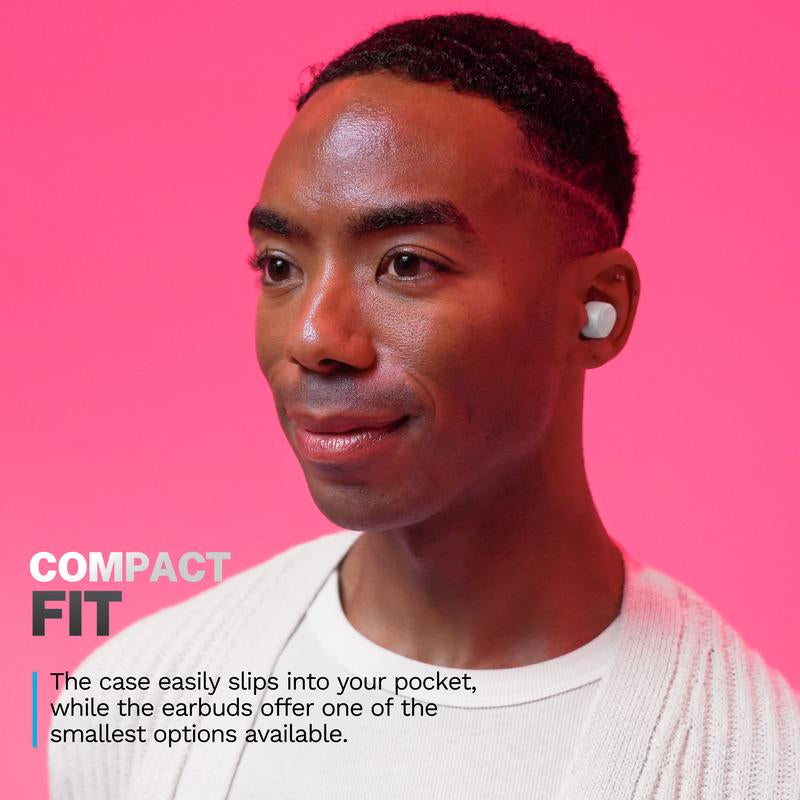 Go Lux Noise Cancelling Headphones & Go Pop+ Cloud White Gift Set