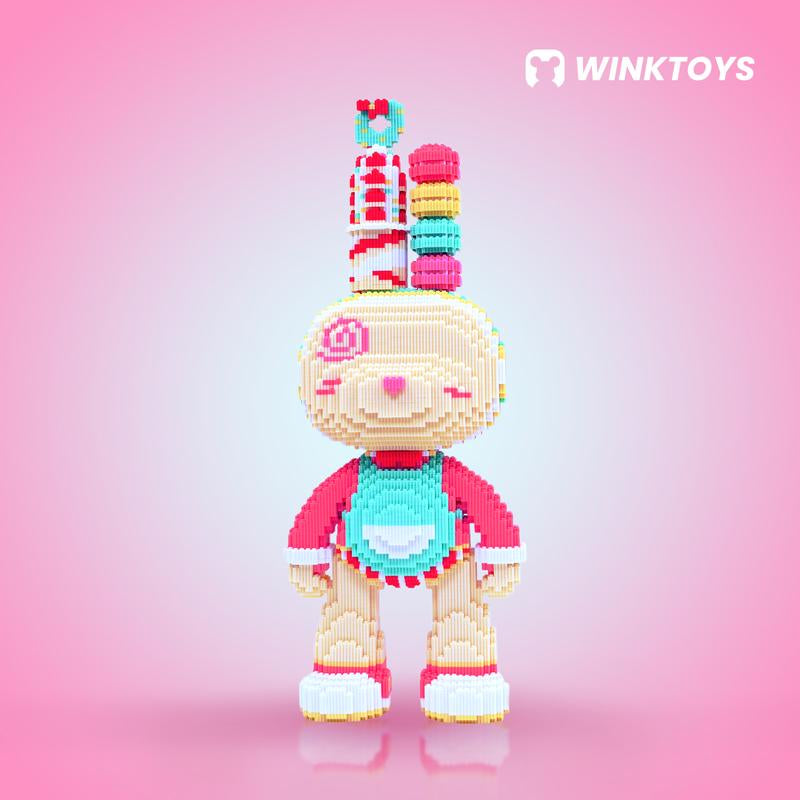 Rabbit Building Block,Winktoys Building Block, Rabbit Toys,Birthday Gift,Trend Decoration,Cool Gifts,Gifts for Boys and Girls,Christmas Gift