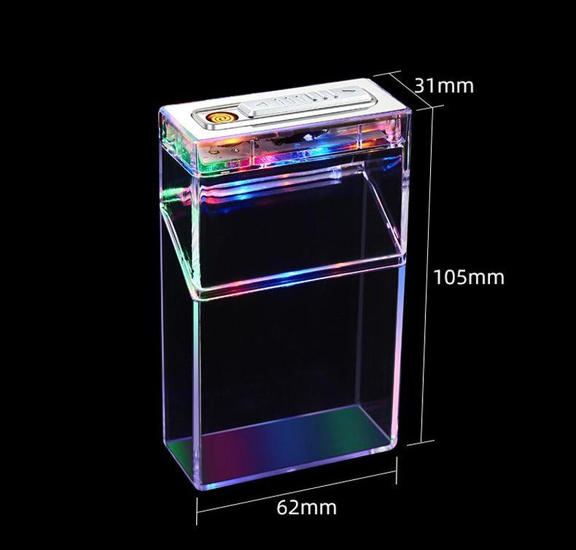 Cartoon-Style 2-In-1 Cigarette Case and Lighter with Charging Function