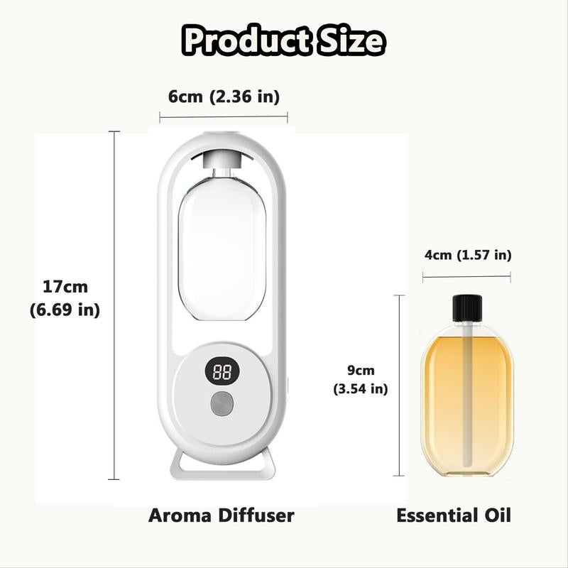 Gardenia Essential Oil Diffuser, 1 Count USB Powered Essential Oil Diffuser with Atmosphere Light Function, Home Fragrance for Living Room, Bedroom, Office