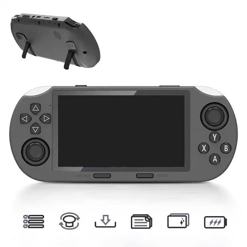 YLW Portable Handheld Game Player, 4.5 Inch IPS Screen Retro Video Game Console, Built-In 20000+ Games for PS1/GBA/SFC, Gaming Stuff, Digital, Durability