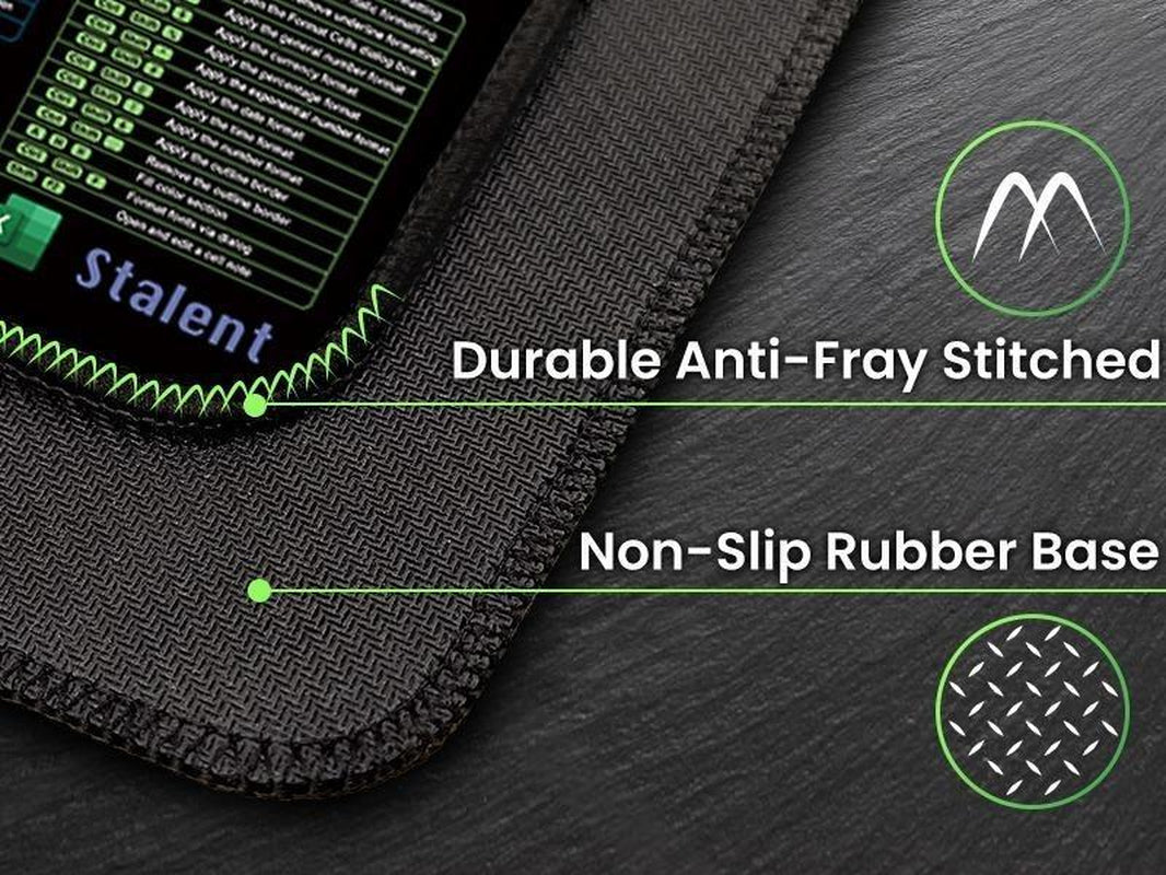 Excel Cheat Sheet Desk Mat, Large 31.5"X11.8" Excel Keyboard Shortcut Mouse Pad