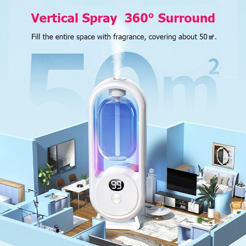 Gardenia Essential Oil Diffuser, 1 Count USB Powered Essential Oil Diffuser with Atmosphere Light Function, Home Fragrance for Living Room, Bedroom, Office