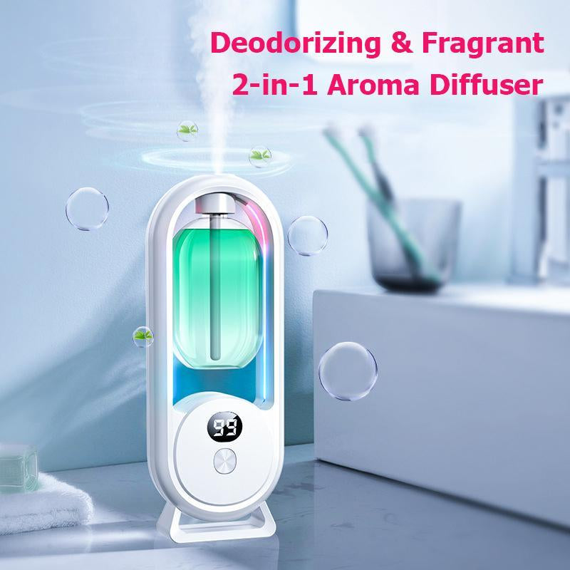 Gardenia Essential Oil Diffuser, 1 Count USB Powered Essential Oil Diffuser with Atmosphere Light Function, Home Fragrance for Living Room, Bedroom, Office