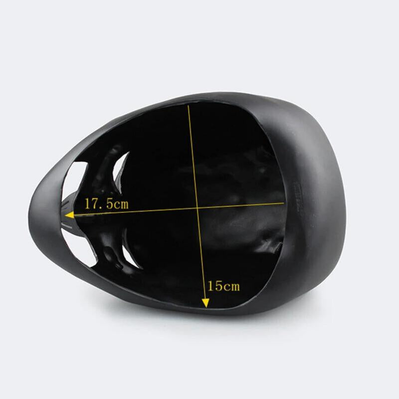 Men'S Superhero Batman Full Face Latex Mask, Black Knight Headwear, Party Costume Accessory, Role-Playing Prop