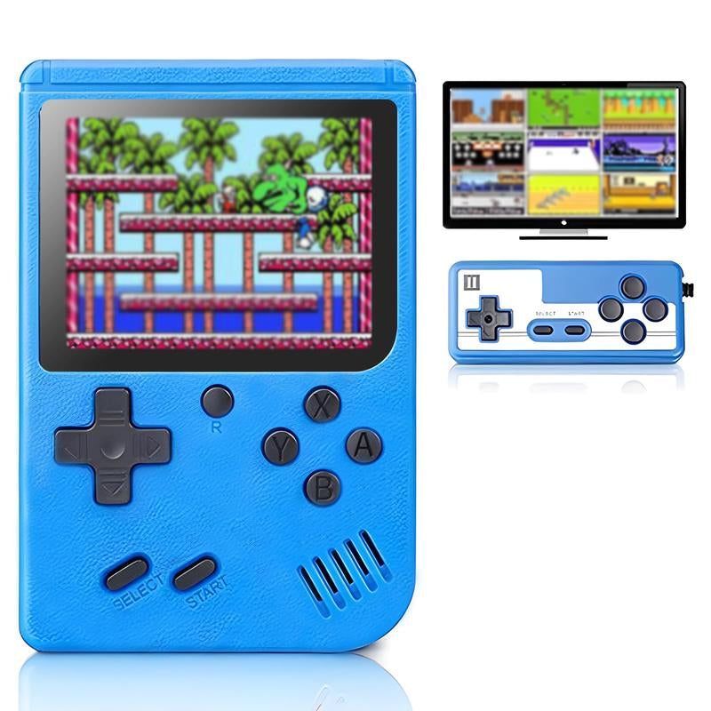 Portable Handheld Game Console with Upgrade 400 Classic FC Games, Support Two Players, USB Charging,For Birthday Gift, Home Entertainment