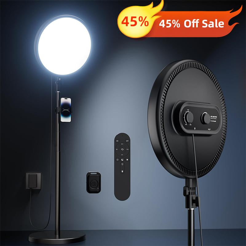 Weilisi Large Ring Light with 79" Stand, 6500K Full-Screen Selfie Ring Light with Stand and Phone Holder, Professional Big Ring Light for Live Stream, Youtube, Tiktok, Makeup, Video, Barber, Photography
