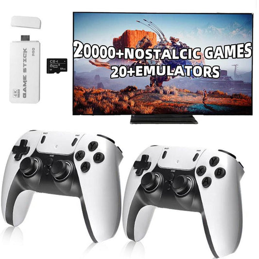 2025 New Video Gamepad Console with 20,000+ Games,Childhoodclassic Game,4K Hdmioutput, Wireless Joystick&Game Emulator, Arcade Retro Arcade