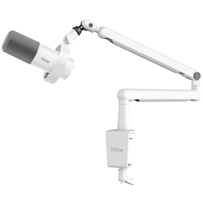 FIFINE K688 XLR/USB Dynamic Microphone, Studio XLR Vocal Podcast Microphone for Recording, USB Streaming Mic with Mute Button, Gain Knob, Headphones Jack for Voice-Over, Video,Gaming