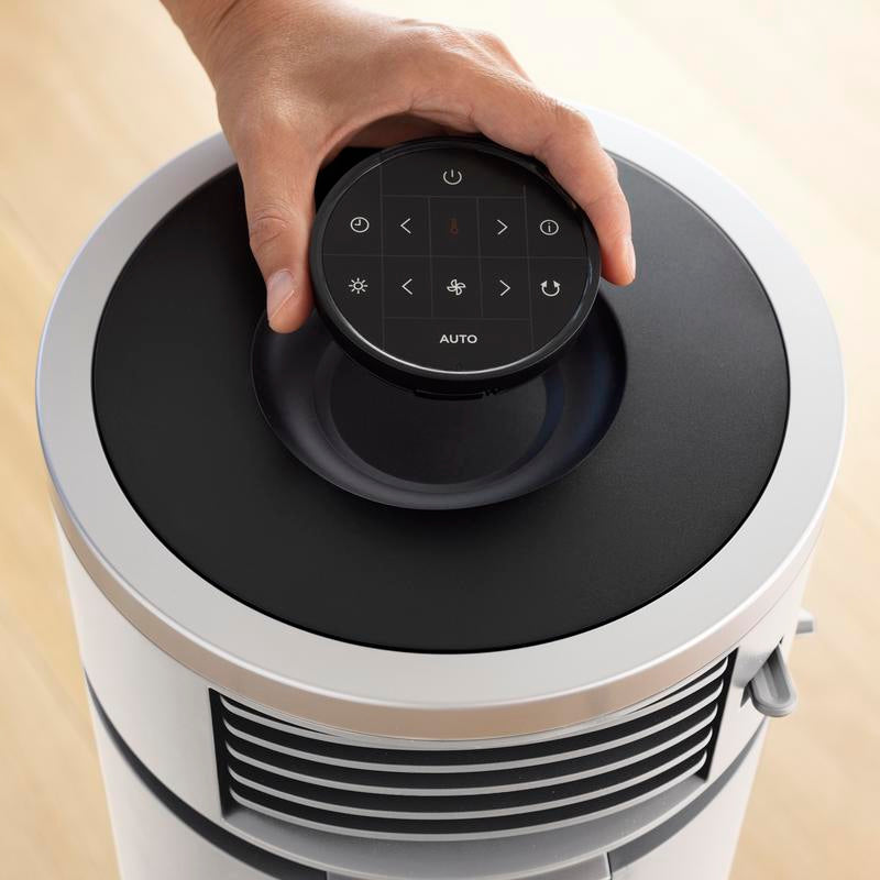 Shark 3-In-1 Air Purifier, Heater & Fan with Nanoseal HEPA, Cleansense IQ, Odor Lock, for 500 Sq. Ft, White, HC455