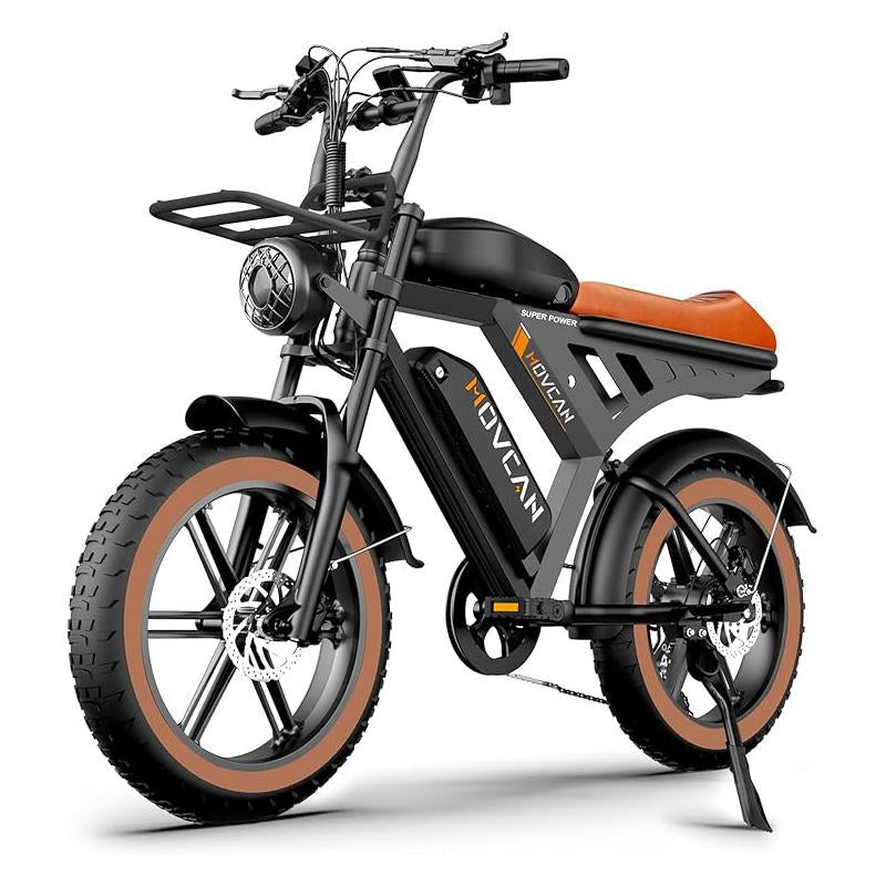 V30MAX/V30 Electric Bike for Adults 1500W/1000W Motor 20" Fat Tire Ebike, 32MPH/28MPH 120/70 Miles,48V 31.2/15.6 AH Dual Battery Hydraulic Disc Brake Electric Motorcycle Bike Full Suspension