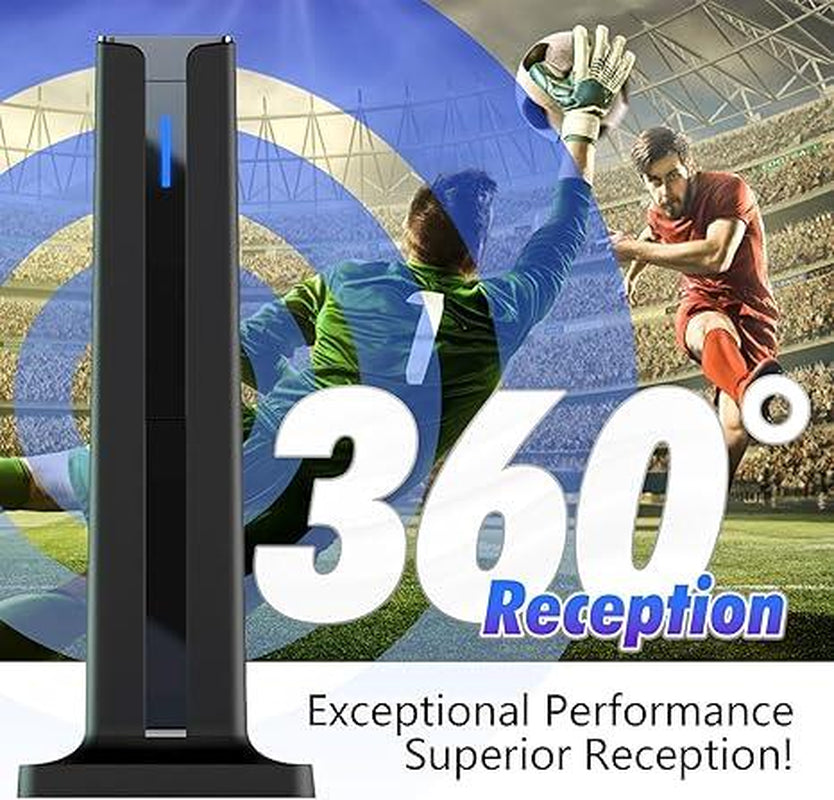 TV Antenna Digital HD Antenna 1080P 4K Indoor Long Range with High-Quality Signal for Home Entertainment