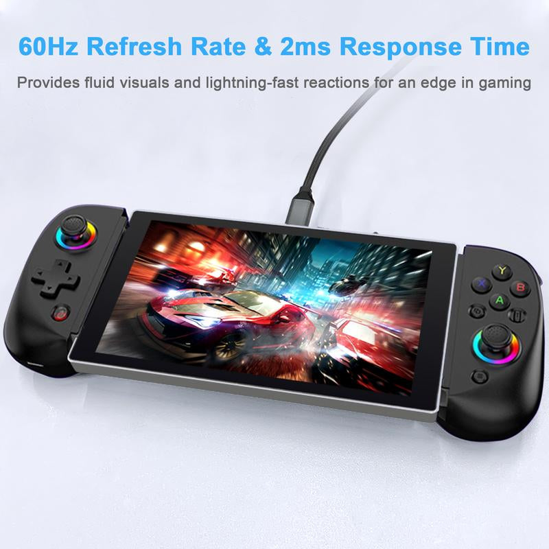 Restock Wisecoco 7-Inch Portable Touchscreen Monitor, PC Accessories Mini PC IPS 1080P LCD Display, Second Screen for Gaming, Switch, PS5, Xbox, Laptop & PC, USB-C, HDMI, Ultra-Thin Sensor Panel for Cpu/Gpu/System Stats