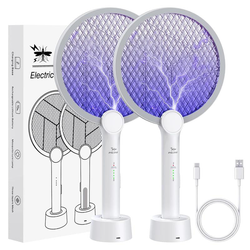 Powerful Indoor and Outdoor Mosquito Killer, Two-In-One Fly Swatter, Rechargeable Mosquito Killer, Safe Household Fly Swatter