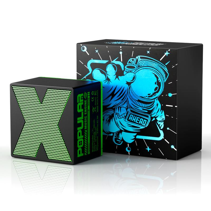 YOYOWAY Mini Wireless Audio Speakers with TWS Pairing,Hands-Free Call, BT5.0, Portable Bluetooth Speaker for Home/Party/Outdoor/Beach, Christmas Gift