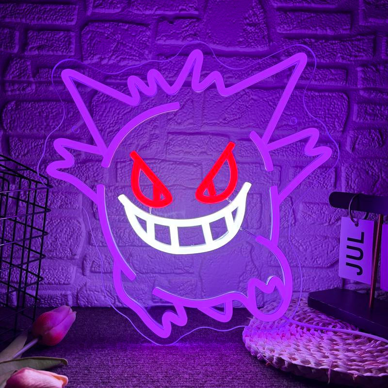 Bulbasaur Neon Signs for Wall Decor, USB Powered for Bedroom Bar Store Birthday Party Man Cave Christmas Supply Gifts