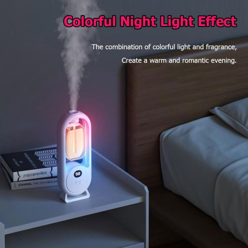 Gardenia Essential Oil Diffuser, 1 Count USB Powered Essential Oil Diffuser with Atmosphere Light Function, Home Fragrance for Living Room, Bedroom, Office