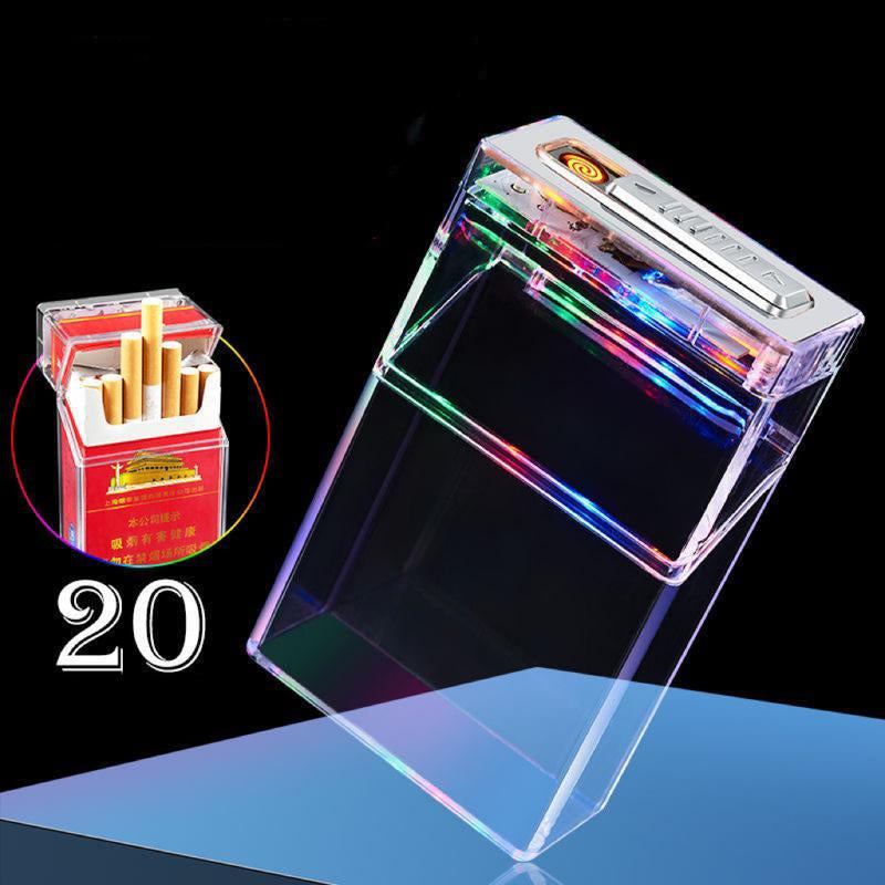 Cartoon-Style 2-In-1 Cigarette Case and Lighter with Charging Function