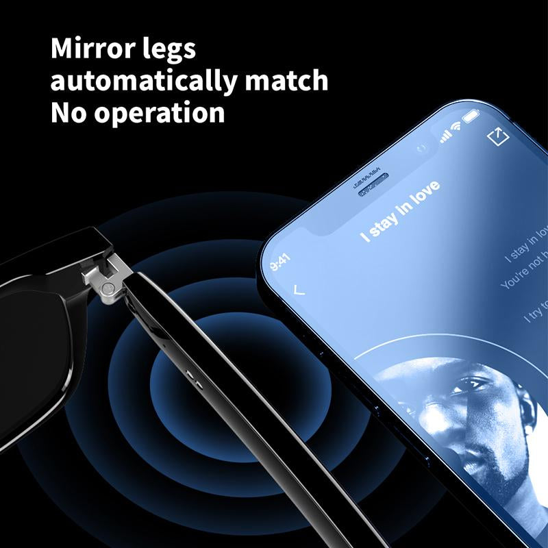 E13 Smart Glasses UV Protection Anti-Blue Light , Bluetooth Compatible for Men & Women , Multifunctional Wireless Glass