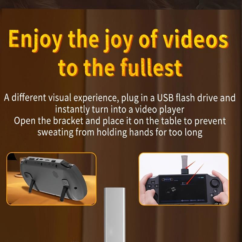 WUDS SF3000 Retro Handheld Game Console, 4.5 Inch IPS Screen Games Machine, Wireless Mini Portable Game Player, Gaming & Consoles for Boy Gift Protection Digital Cyber