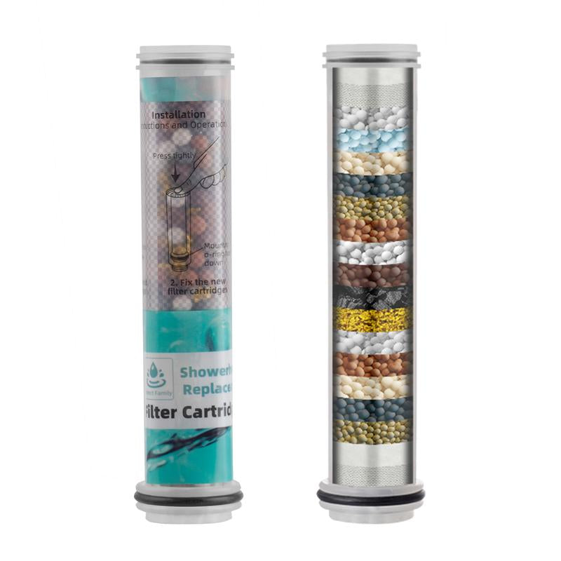 Filtered Shower Head with Handheld, High Pressure 3 Spray Mode Showerhead with Filters,Detachable Shower Head,Water Softener Filters Beads for Hard Water -Remove Chlorine