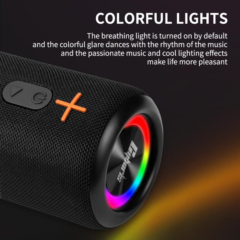 Cyboris S10 2 in 1 Portable Split Bluetooth Speaker Portable Subwoofer, 20W High Volume Stereo, IPX6 Waterproof, Smartphone Audio Cyber Black Home Theater Surround Full Bass Bluetooth Speaker Speaker