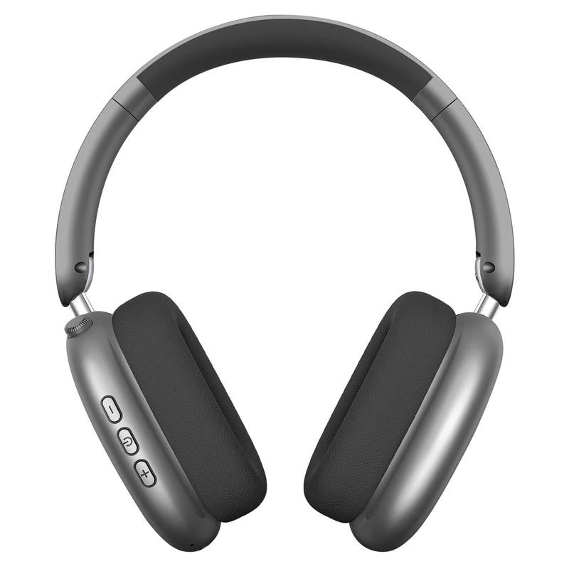 Y01 Bluetooth 5.3 Over-Ear Headphones, Noise Reduction, Hi-Res Audio, 48H Playtime, Foldable, Soft Earpads, with Mic for Ios/Android/Pc