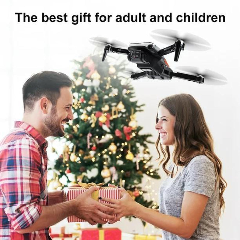 D94 Drone with HD Dual Camera, RC Quadcopter Drone with Light, Avoiding Obstacles, Headless Mode, 3 Batteries Accessories Remote Electronic Device