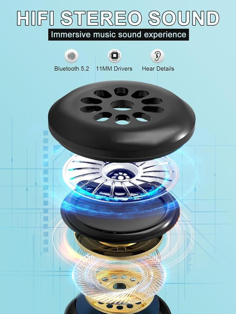 Lc-Dolida 3D Bluetooth Sleep Mask with Headphones, Wireless Music Sleep Headband Eye Mask for Side Sleepers,Sleeping Comfortable Black-3D Relaxation Light Blockin Travel