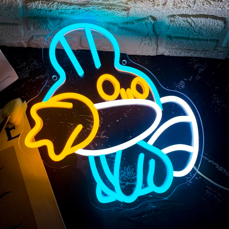 Bulbasaur Neon Signs for Wall Decor, USB Powered for Bedroom Bar Store Birthday Party Man Cave Christmas Supply Gifts