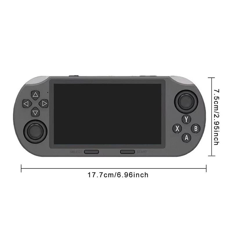 YLW Portable Handheld Game Player, 4.5 Inch IPS Screen Retro Video Game Console, Built-In 20000+ Games for PS1/GBA/SFC, Gaming Stuff, Digital, Durability