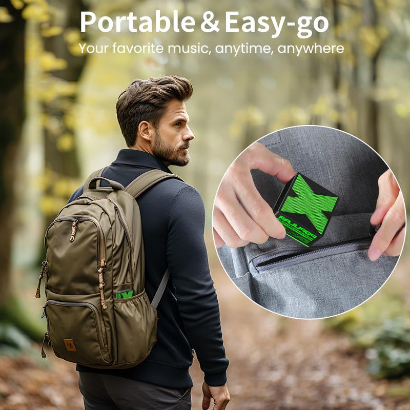 YOYOWAY Mini Wireless Audio Speakers with TWS Pairing,Hands-Free Call, BT5.0, Portable Bluetooth Speaker for Home/Party/Outdoor/Beach, Christmas Gift