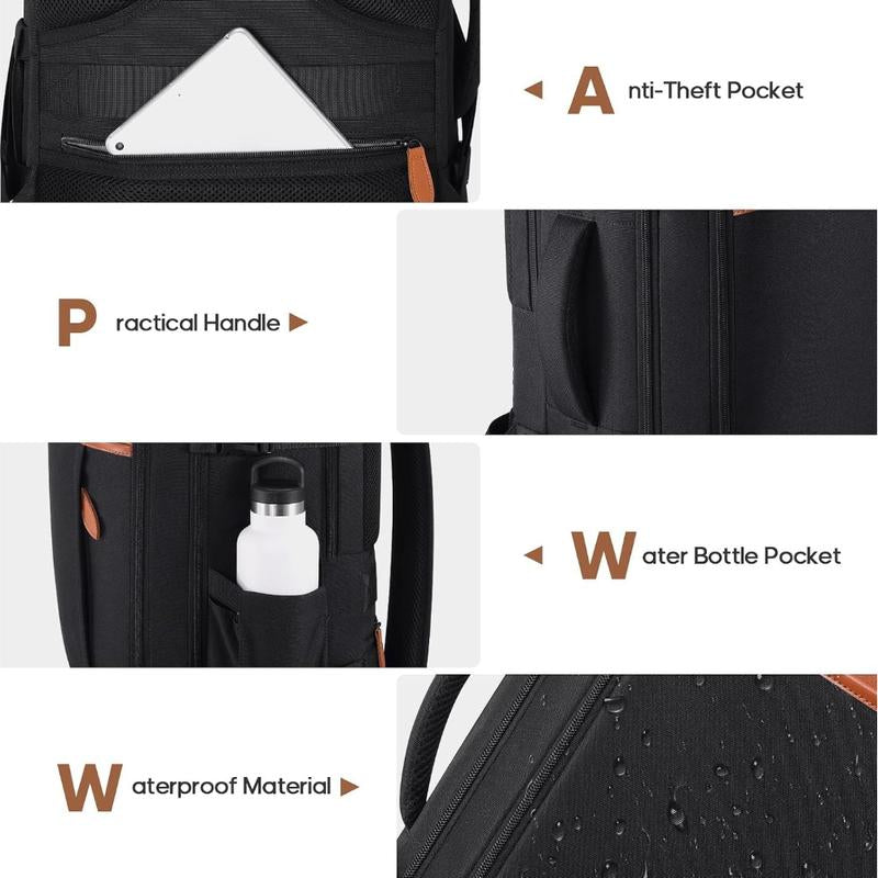 Miusse 40L 42L Travel Backpack, 17-Inch Carry-On Approved Bag, Waterproof Luggage with Packing Cubes, Shoe Pocket #Outdoorfun