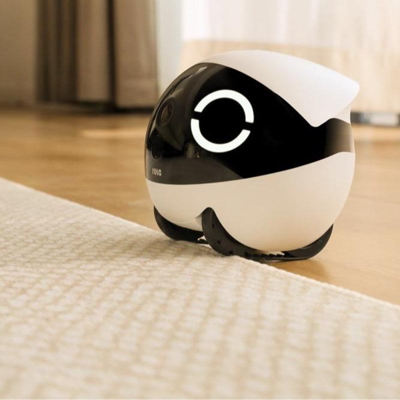 Enabot Ebo ROLA Mini 2K Camera Robot: Moving Pet Camera, up to 25 Days Battery Life, Built-In Call Button, Two-Way Audio