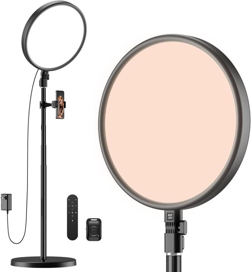 Weilisi Large Ring Light with 79" Stand, 6500K Full-Screen Selfie Ring Light with Stand and Phone Holder, Professional Big Ring Light for Live Stream, Youtube, Tiktok, Makeup, Video, Barber, Photography