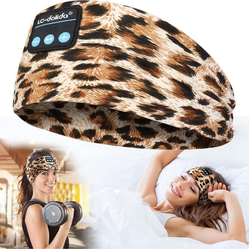 Lc-Dolida 3D Bluetooth Sleep Mask with Headphones, Wireless Music Sleep Headband Eye Mask for Side Sleepers,Sleeping Comfortable Black-3D Relaxation Light Blockin Travel