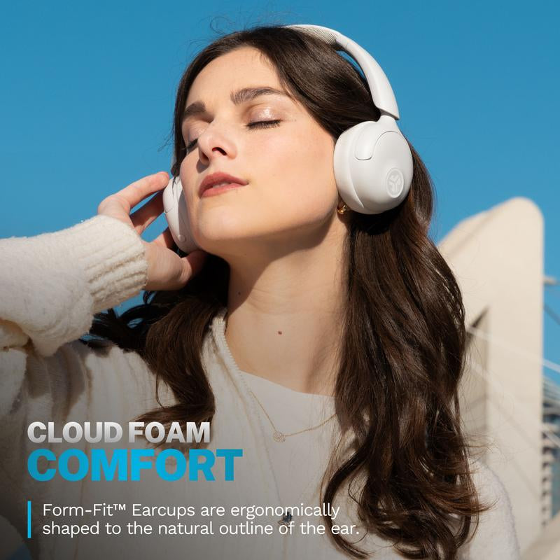 Go Lux Noise Cancelling Headphones & Go Pop+ Cloud White Gift Set