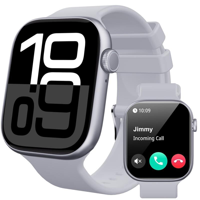 2025 New Fashion Touch Screen Smart Watch with Answer/Make Calls, Message Reminder, Multifunctional Fitness Watch with 100+ Sports Modes, DIY Watch Dials, Smart Watches for Iphone/Andriod, Activity Tracker for Men Women